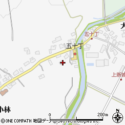 秋田県秋田市上新城五十丁小林4周辺の地図