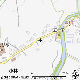 秋田県秋田市上新城五十丁小林112周辺の地図