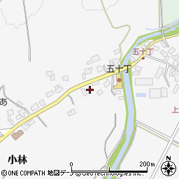 秋田県秋田市上新城五十丁小林111周辺の地図