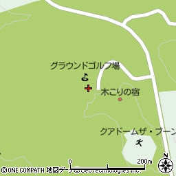 秋田市役所建設部　公園課・太平山リゾート公園グラウンド・ゴルフ場周辺の地図