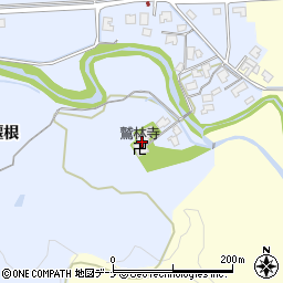 鷲林寺周辺の地図