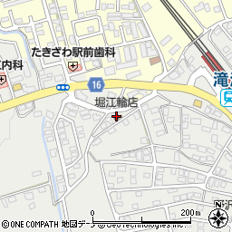 堀江輪店周辺の地図