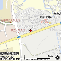 滝沢駅前郵便局 ＡＴＭ周辺の地図