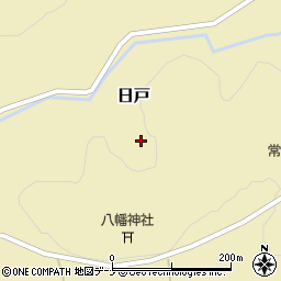 岩手県盛岡市日戸周辺の地図