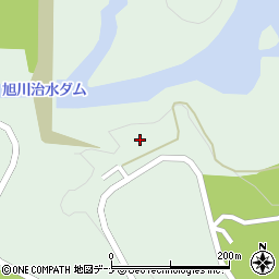秋田県秋田市仁別マンタラメ周辺の地図
