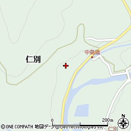 秋田県秋田市仁別家ハヅレ23周辺の地図