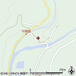 秋田県秋田市仁別中島周辺の地図