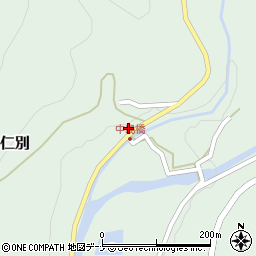 秋田県秋田市仁別家ハヅレ47-1周辺の地図