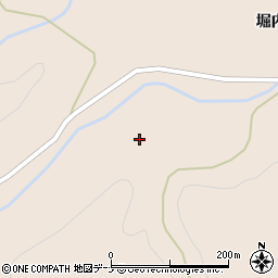 秋田県仙北市西木町上桧木内堀内127周辺の地図