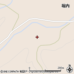 秋田県仙北市西木町上桧木内堀内126周辺の地図