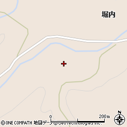 秋田県仙北市西木町上桧木内堀内103周辺の地図
