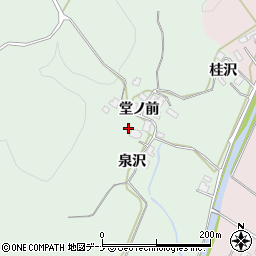 秋田県秋田市上新城石名坂周辺の地図
