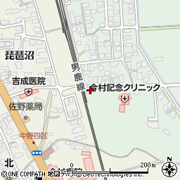 秋田県秋田市下新城長岡毛無谷地68周辺の地図