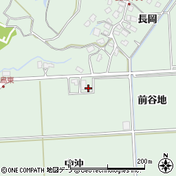 秋田県秋田市下新城長岡前谷地60周辺の地図
