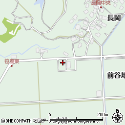 秋田県秋田市下新城長岡前谷地58周辺の地図