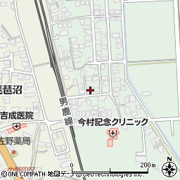 秋田県秋田市下新城長岡毛無谷地163周辺の地図