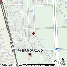 秋田県秋田市下新城長岡毛無谷地194-3周辺の地図