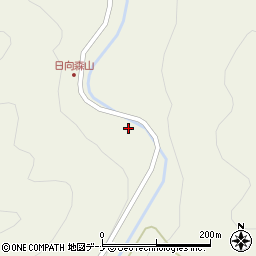 岩手県下閉伊郡岩泉町鼠入日向森山18周辺の地図