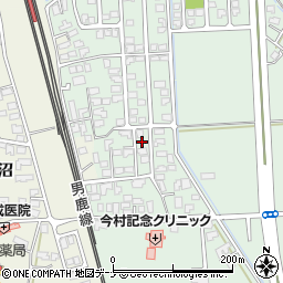 秋田県秋田市下新城長岡毛無谷地242周辺の地図