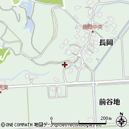秋田県秋田市下新城長岡長岡39周辺の地図