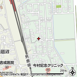 秋田県秋田市下新城長岡毛無谷地194-38周辺の地図