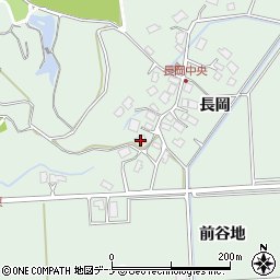 秋田県秋田市下新城長岡長岡41周辺の地図