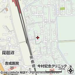 秋田県秋田市下新城長岡毛無谷地171周辺の地図