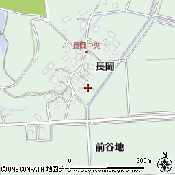 秋田県秋田市下新城長岡長岡226周辺の地図