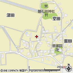秋田県秋田市下新城青崎周辺の地図