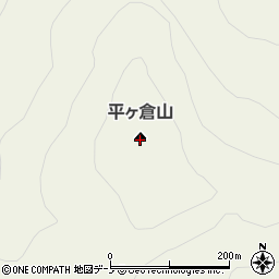 平ケ倉山周辺の地図