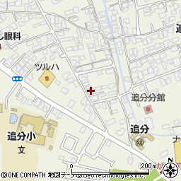 秋田県潟上市天王長沼126-1周辺の地図