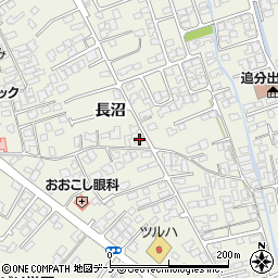 秋田県潟上市天王長沼31周辺の地図