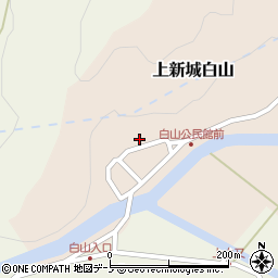 秋田県秋田市上新城白山白山19周辺の地図