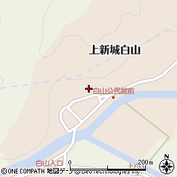 秋田県秋田市上新城白山白山22周辺の地図