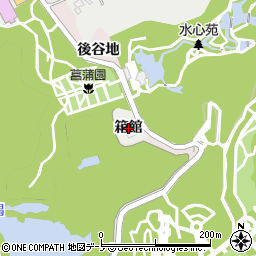 秋田県秋田市金足鳰崎（箱館）周辺の地図