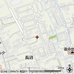 秋田県潟上市天王長沼89周辺の地図
