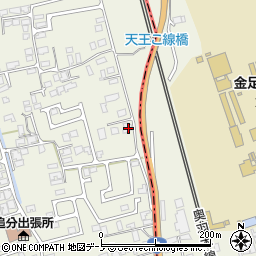 秋田県潟上市天王追分78-10周辺の地図