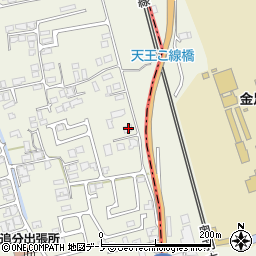 秋田県潟上市天王追分78-1周辺の地図