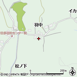 秋田県秋田市金足吉田（松ノ下）周辺の地図
