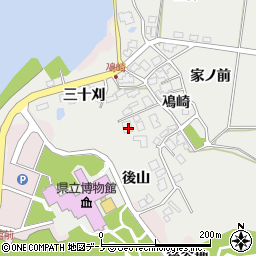 秋田県秋田市金足鳰崎鳰崎19周辺の地図