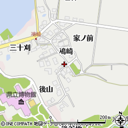 秋田県秋田市金足鳰崎鳰崎26周辺の地図