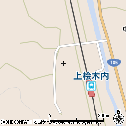 秋田県仙北市西木町上桧木内寺村周辺の地図
