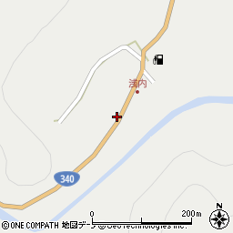 岩手県下閉伊郡岩泉町浅内上糸坪36周辺の地図