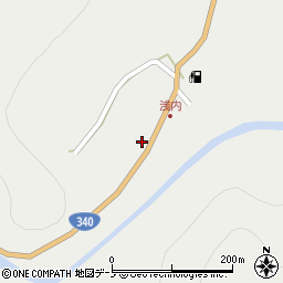 岩手県下閉伊郡岩泉町浅内上糸坪32-2周辺の地図