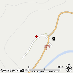 岩手県下閉伊郡岩泉町浅内上野34周辺の地図