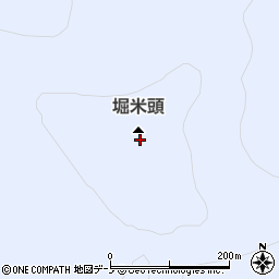 堀米頭周辺の地図