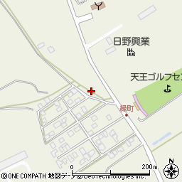 秋田県潟上市天王上出戸161周辺の地図