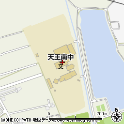 潟上市立天王南中学校周辺の地図