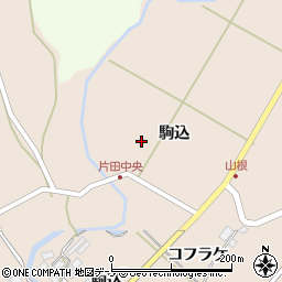 秋田県秋田市金足片田コフラケ56周辺の地図