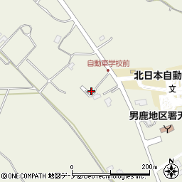 秋田県潟上市天王上出戸155周辺の地図